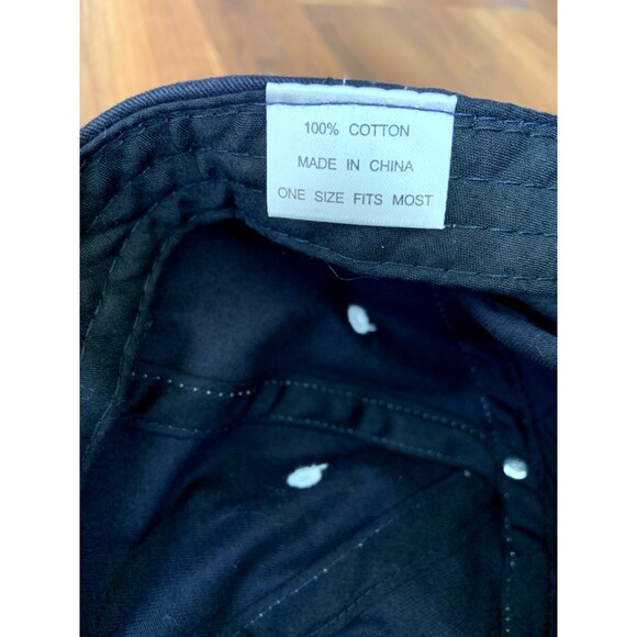 BMW USA Olympics Hat Baseball Cap Adjustable Strap Back Navy Blue Adult EUC - Picture 5 of 6